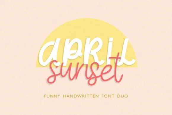 April Sunset Font by Masha Artifex — Script Handwritten Font