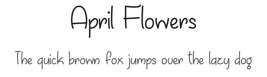April Flowers