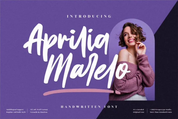 Aprilia Marelo Font by Perspectype — Script Handwritten Font