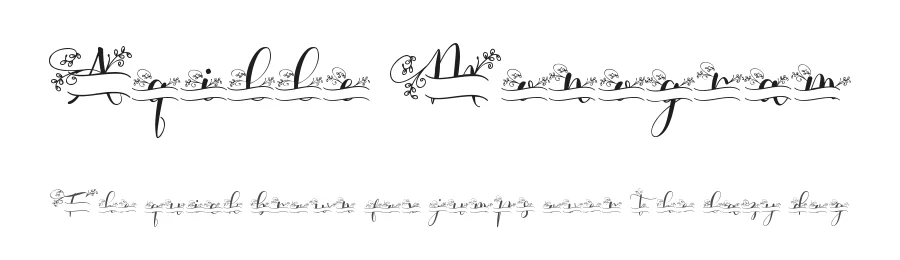 Aqille Monogram by Creaditive Design — Decorative Font