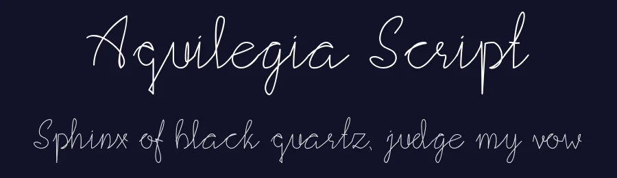 Aquilegia Script by Grafemars — Script Handwritten Font — thumbnail 2