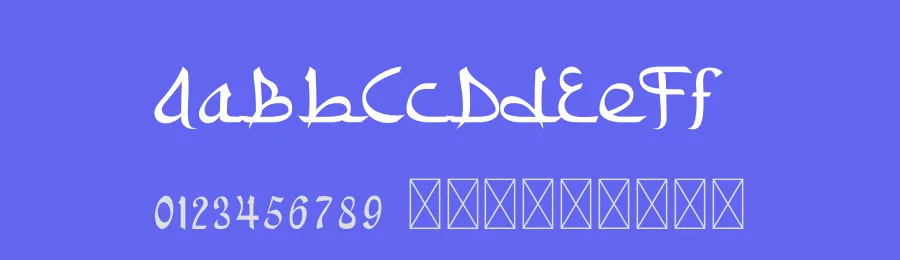 Arabian Night by Mocha Frappuccino — Decorative Font — thumbnail 3