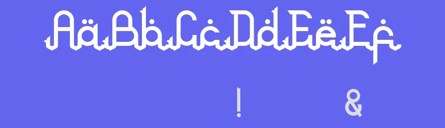 Arabian by Mabhal Studio — Decorative Font — thumbnail 3