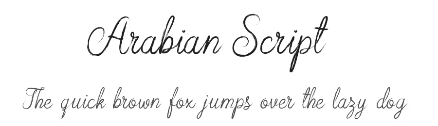 Arabian Script
