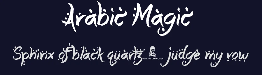 Arabic Magic by JSH creates — Decorative Font — thumbnail 2