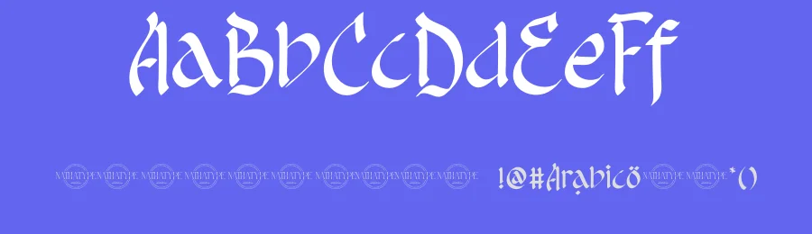 Arabico by Nathatype — Decorative Font — thumbnail 3