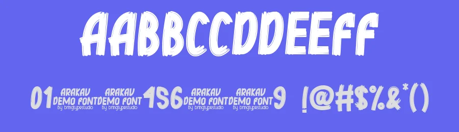 Arakav by bringtypestudio.co — Decorative Font — thumbnail 3