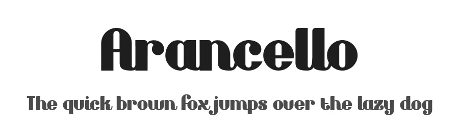 Arancello by Hanoded — Decorative Font