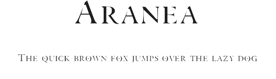 Aranea by SDFonts — Decorative Font