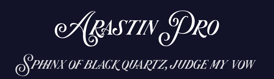 Arastin Pro by Graptail Type Studio — Decorative Font — thumbnail 2