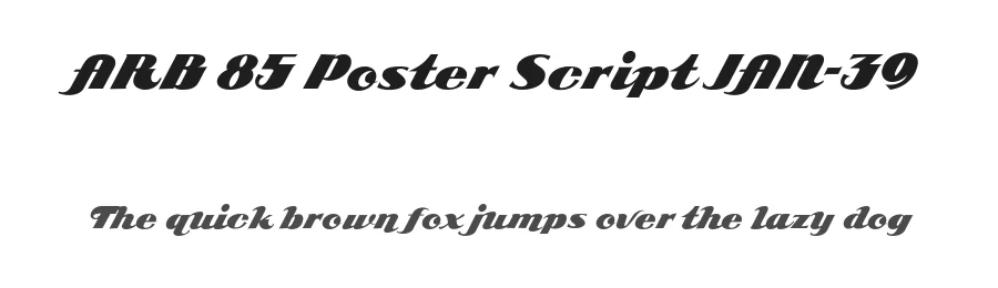 ARB 85 Poster Script JAN-39