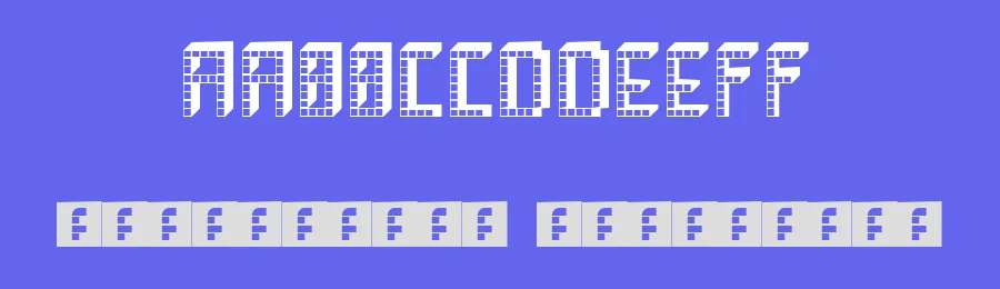 Arcade Boxes by Nicole Bachman — Display Font — thumbnail 3