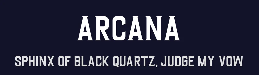 Arcana by vilogsign — Serif Font — thumbnail 2