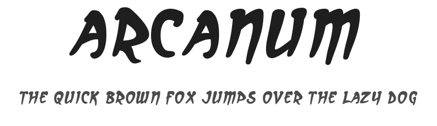 Arcanum by Blambot — Decorative Font