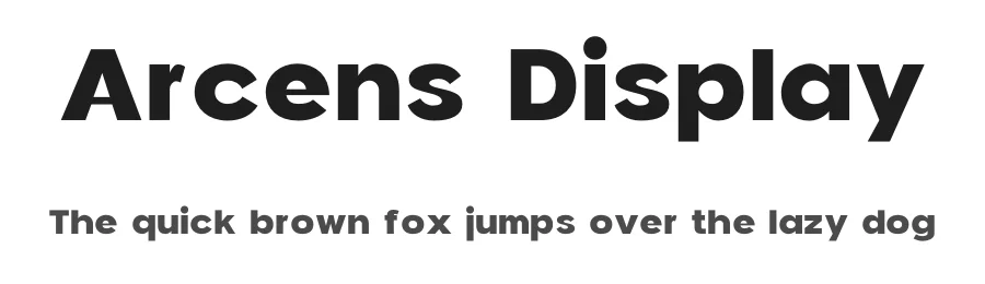 Arcens Display by 4RM Font β Sans Serif Font
