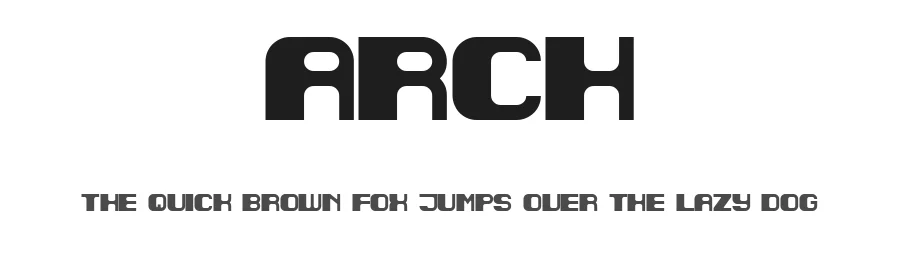 Arch by Vladimir Nikolic β Decorative Font