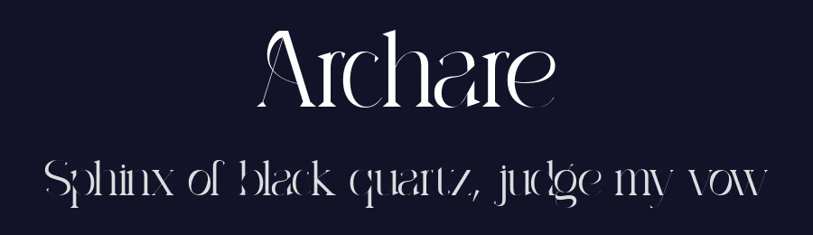 Archare by Muksal Creative — Serif Font — thumbnail 2