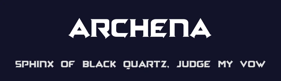 Archena by Vacatype Co. — Sans Serif Font — thumbnail 2