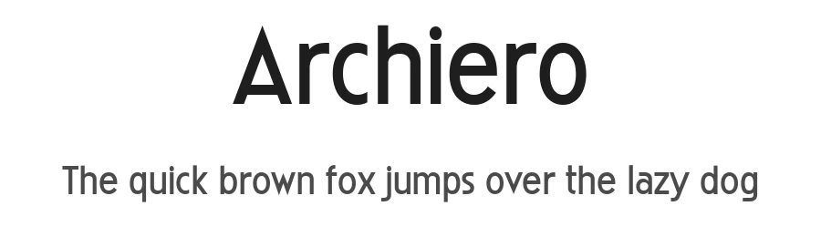 Archiero by Glyphminds Studios — Sans Serif Font