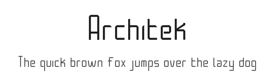 Architek by khillo โ Sans Serif Font