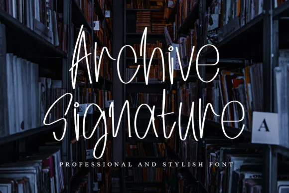 Archive Signature Font by Inermedia STUDIO — Script Handwritten Font