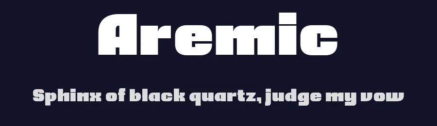 Aremic by Graptail Type Studio — Sans Serif Font — thumbnail 2
