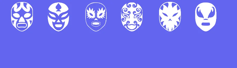 Arena Mascaras by imagex — Dingbats Font — thumbnail 3