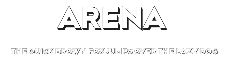 Arena by Vladimir Nikolic — Sans Serif Font