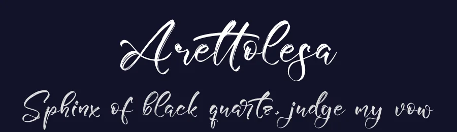 Arettolesa by Letterena Studios — Script Handwritten Font — thumbnail 2