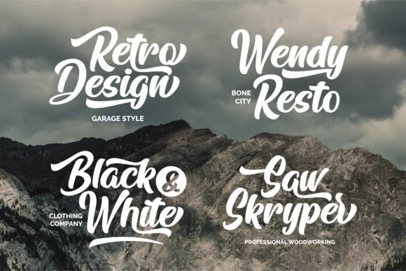 Arfelick Feather Font by ergibi studio — Script Handwritten Font — thumbnail 7