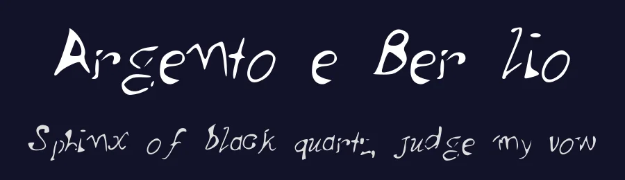 Argento e Ber lio by L Burity — Script Handwritten Font — thumbnail 2