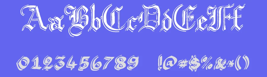 Argor Got Scaqh by Argor — Blackletter Font — thumbnail 3