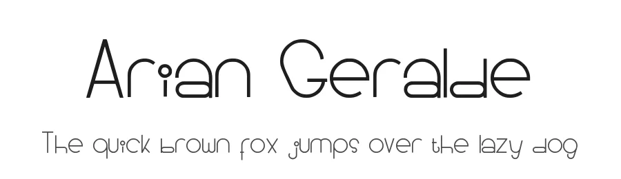 Arian Geralde by Akhmad Mujayyid — Decorative Font