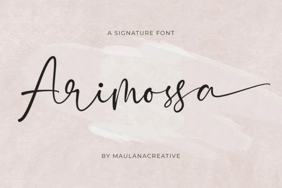 Arimossa Font by Maulana Creative — Script Handwritten Font