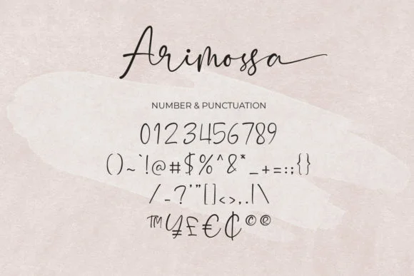 Arimossa Font by Maulana Creative — Script Handwritten Font — thumbnail 4