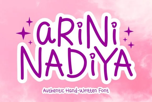 Arini Nadiya Font by Keithzo (7NTypes) — Script Handwritten Font