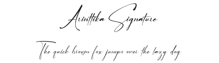 Arinttika Signature