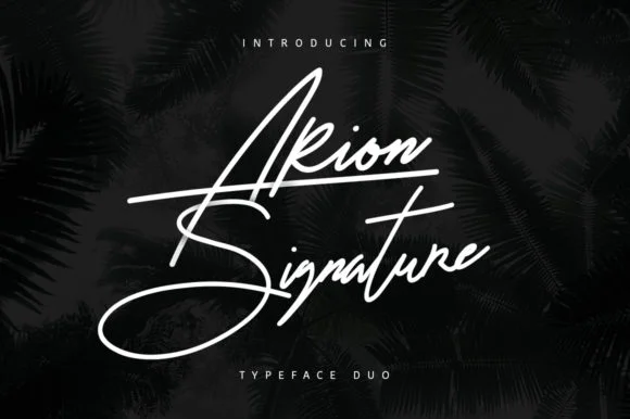 Arion Signature Font by Maulana Creative — Script Handwritten Font