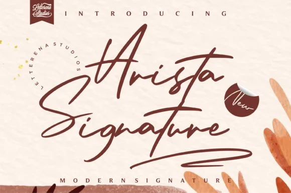 Arista Signature Font by Letterena Studios — Script Handwritten Font