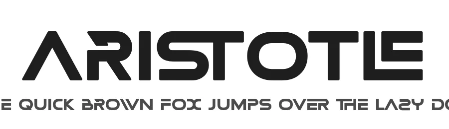 Aristotle by 177Studio — Display Font