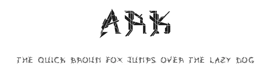 Ark by Bagus Belo Prayogo — Display Font