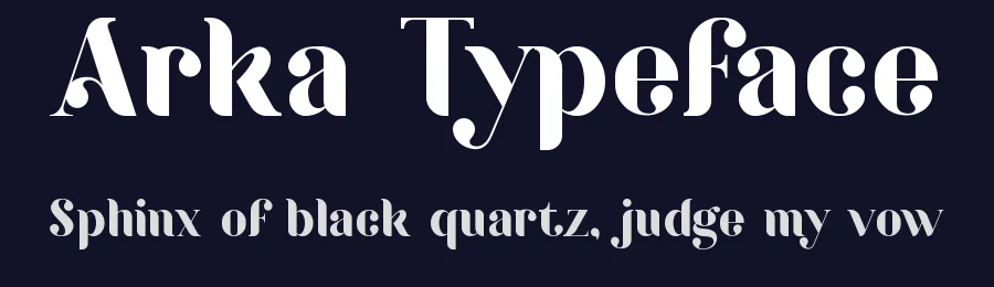 Arka Typeface by Ikiiko Type — Sans Serif Font — thumbnail 2