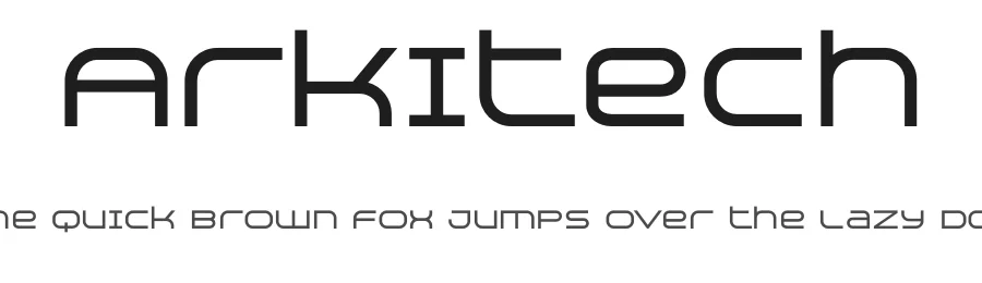 Arkitech by Neogrey Creative — Display Font