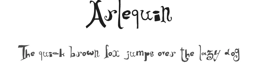 Arlequin by imagex — Decorative Font