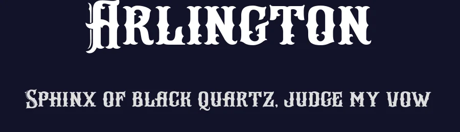 Arlington by Letterhend Studio — Decorative Font — thumbnail 2
