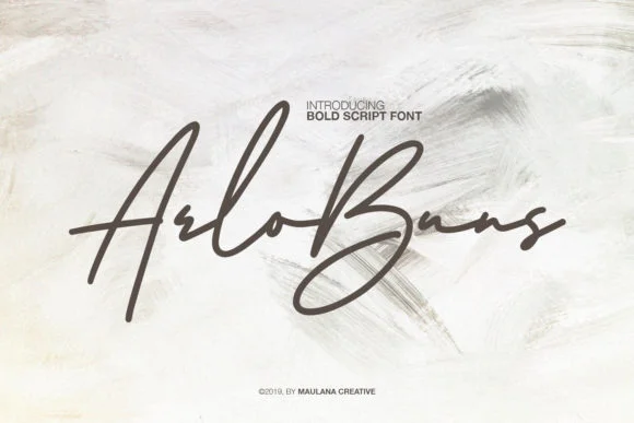 Arlobuns Font by Maulana Creative — Script Handwritten Font