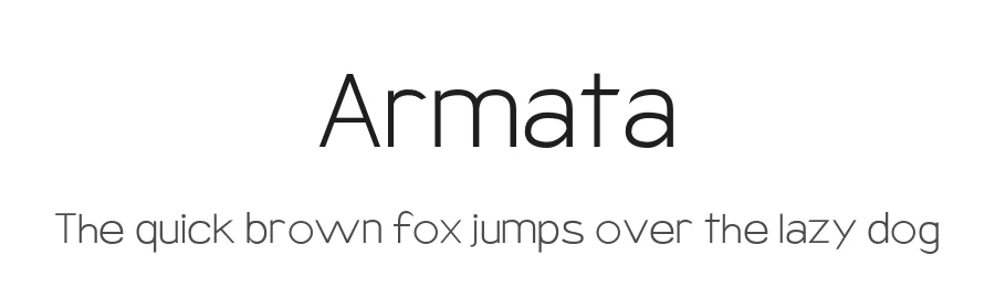 Armata by KineticPlasma Fonts — Sans Serif Font