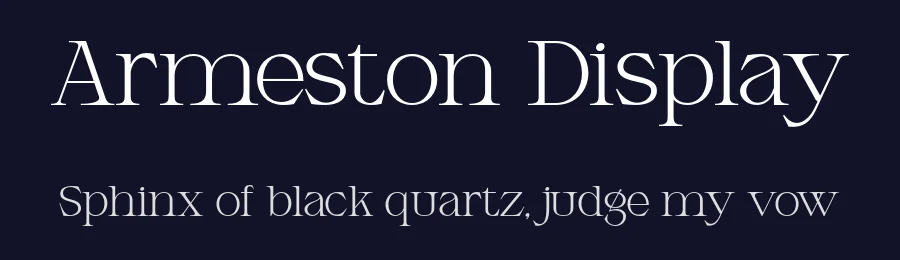 Armeston Display by Tebaltipis Studio — Serif Font — thumbnail 2