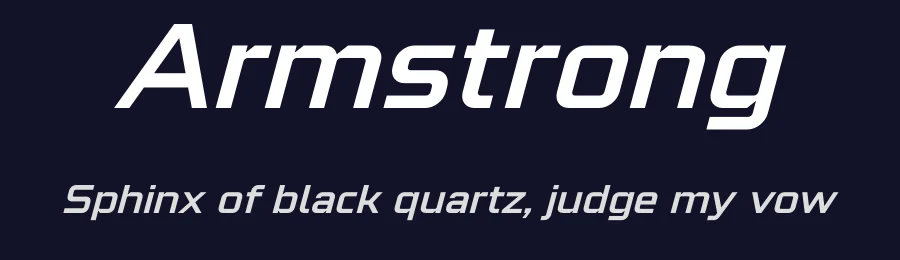 Armstrong by Typologic — Sans Serif Font — thumbnail 2