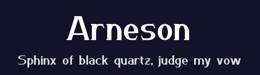 Arneson by Pixel Sagas — Serif Font — thumbnail 2